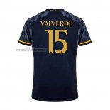Camiseta Real Madrid Jugador Valverde Segunda 2023 2024