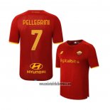 Camiseta Roma Jugador Pellegrini Primera 2021 2022