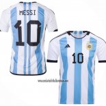Camiseta Argentina Jugador Messi Primera 2022