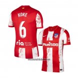 Camiseta Atletico Madrid Jugador Koke Primera 2021 2022