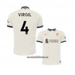 Camiseta Liverpool Jugador Virgil Segunda 2021 2022