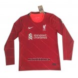 Camiseta Liverpool Primera Manga Larga 2021 2022