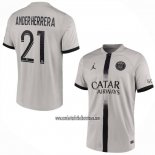 Camiseta Paris Saint-Germain Jugador Ander Herrera Segunda 2022 2023