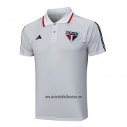 Camiseta Polo del Sao Paulo 2023 2024 Gris