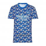 Camiseta Pre Partido del Arsenal 2021 2022 Azul
