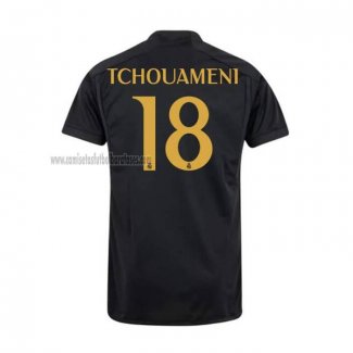 Camiseta Real Madrid Jugador Tchouameni Tercera 2023 2024