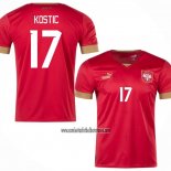 Camiseta Serbia Jugador Kostic Primera 2022