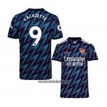 Camiseta Arsenal Jugador Lacazette Tercera 2021 2022