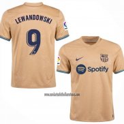 Camiseta Barcelona Jugador Lewandowski Segunda 2022 2023
