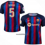 Camiseta Barcelona Jugador Sergio Primera 22-23