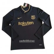 Camiseta Barcelona Segunda Manga Larga 2020 2021