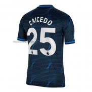 Camiseta Chelsea Jugador Caicedo Segunda 2023 2024