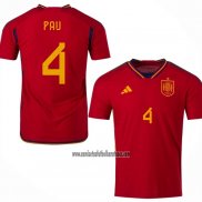Camiseta Espana Jugador Pau Primera 2022