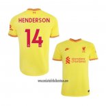 Camiseta Liverpool Jugador Henderson Tercera 2021 2022