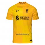 Camiseta Liverpool Portero 2021 2022 Amarillo