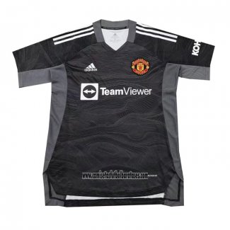 Camiseta Manchester United Portero 2021 2022 Negro