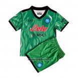 Camiseta Napoli Portero Nino 2021 2022 Verde