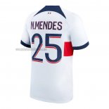Camiseta Paris Saint-Germain Jugador N.Mendes Segunda 2023 2024
