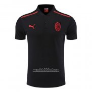 Camiseta Polo del AC Milan 2022 2023 Negro