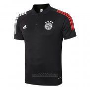 Camiseta Polo del Bayern Munich 2020 2021 Negro