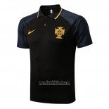 Camiseta Polo del Portugal 2022 2023 Negro