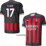 Camiseta AC Milan Jugador R.Leao Primera 2022 2023
