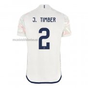 Camiseta Ajax Jugador J.Timber Segunda 2023 2024
