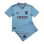 Camiseta Aston Villa Segunda Nino 2022 2023