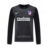 Camiseta Atletico Madrid Portero Manga Larga 2020 2021 Negro