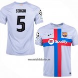 Camiseta Barcelona Jugador Sergio Tercera 2022 2023