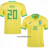 Camiseta Brasil Jugador Vini Jr. Primera 2022