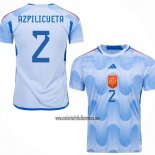 Camiseta Espana Jugador Azpilicueta Segunda 2022