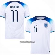 Camiseta Inglaterra Jugador Rashford Primera 2022