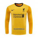 Camiseta Liverpool Portero Manga Larga 2020 2021 Amarillo