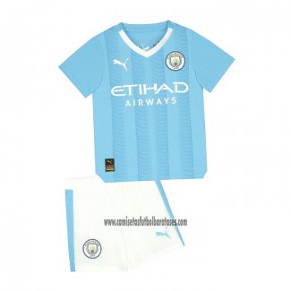 Camiseta Manchester City Primera Nino 2023 2024