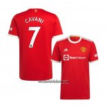 Camiseta Manchester United Jugador Cavani Primera 2021 2022
