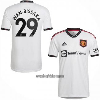 Camiseta Manchester United Jugador Wan-Bissaka Segunda 2022 2023