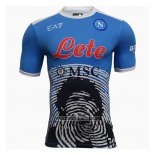 Camiseta Napoli Maradona Special 2021 2022 Azul
