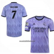 Camiseta Real Madrid Jugador Hazard Segunda 2022 2023