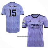 Camiseta Real Madrid Jugador Valverde Segunda 2022 2023