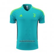 Camiseta de Entrenamiento Juventus 2022 2023 Azul y Verde