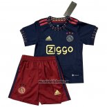 Camiseta Ajax Segunda Nino 2022 2023
