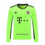 Camiseta Bayern Munich Portero Manga Larga 2020 2021 Verde