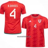 Camiseta Gales Jugador B.Davies Primera 2022