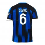 Camiseta Inter Milan Jugador De Vrij Primera 2023 2024