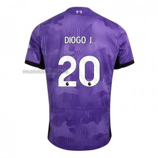 Camiseta Liverpool Jugador Diogo J. Primera 2022 2023