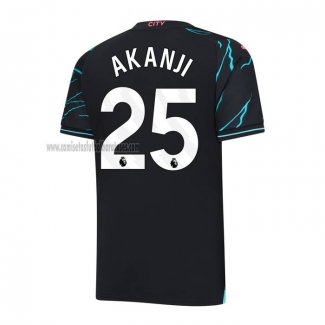Camiseta Manchester City Jugador Akanji Tercera 2023 2024
