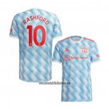 Camiseta Manchester United Jugador Rashford Segunda 2021 2022