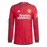 Camiseta Manchester United Primera Manga Larga 2023 2024