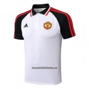 Camiseta Polo del Manchester United 2022 2023 Blanco